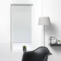 Lot de 2 Store venitien lamelles 60 x 130 cm aluminium venitien Blanc