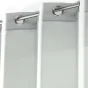 Lot de 2 Voilages unis a oeillets 140 x 240 cm Etamina Gris
