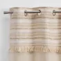 Lot de 2 Rideaux  tamisant en coton 140 x 240 cm Atlas naturel
