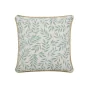 Coussin dehous compr passepoil 45 x 45 cm polycoton imprime+jute naya Sauge