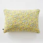 coussin déhoussable avec passepoil 40 x 60 cm gaze de coton imprimée manon