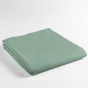 Drap plat 1 pers. 180 x 290 cm coton 57 fils Lina Sauge
