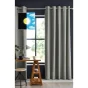 Rideau 100% occultant luxe spécial petites fenêtres 140 x 180 cm Obscure Gris clair