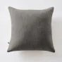 Coussin Déhoussable 45 x 45 cm 100% coton Sixtine Ardoise
