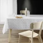 Nappe rectangle 140 x 240 cm polycoton imprime effet lin callis Sans