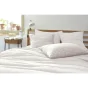Taie d'oreiller gaze de coton tissée 60 x 60 cm gaïa mix Blanc