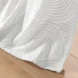 Rideau a oeillets 135 x 260 cm velours devore eva Blanc