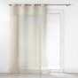 Panneau a oeillets 140 x 240 cm effet  tisse+franges eleania Lin