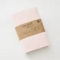 Drap-housse 1 personne Ambre Rose clair – 90 x 190 cm – Bonnet 30 cm – Coton 57 fils/cm²