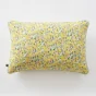 coussin déhoussable avec passepoil 40 x 60 cm gaze de coton imprimée manon