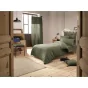 Housse de couette double gaze de coton 140 x 200 cm Gaia Romarin