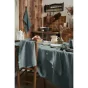 Nappe rectangle 170 x 350 cm lin lavé soline ardoise Gris foncé