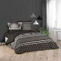 Housse de couette 240 x 220 cm + 2 taies 100% coton Silex