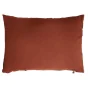 Pack double gaze de coton housse de couette 260 x 240 cm + 2 taies d'oreiller 50 x 70 Orange
