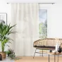 Panneau a passants caches 140 x 240 cm effet lin tisse haltona Naturel