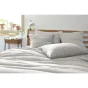 Taie d'oreiller gaze de coton tissée 60 x 60 cm gaïa mix Gris