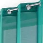 Lot de 2 Voilages unis a oeillets 140 x 240 cm Etamina Emeraude
