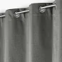 Lot de 2 rideaux isolant phonique thermique occultant 140 x 260 cm Darko Gris