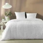 Douceur Plissée - Ensemble Housse de Couette Plissia 240 x 220 cm en Microfibre