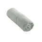 drap housse 90 x 190 cm gaze de coton unie gaïa eucalyptus