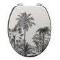 Abattant wc charnieres metal 18 pouces mdf imprime cocoty Sans