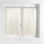 Paire droite passants 2 x 60 x 160 cm effet lin tisse norine Sans