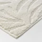 Tapis rectangle 60 x 110 cm uni relief ankara Sans