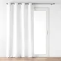 Lot de 2 Rideau a oeillets 140 x 260 cm velours à relief Verra Blanc