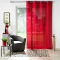 Panneau a oeillets 140 x 240 cm maille castille Rouge