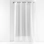 Panneau a oeillets 140 x 240 cm voile sable fantaisie eulalie Blanc