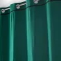 Lot de 2 rideaux à oeillets 140 x 240 cm Coton lavé Linette Emeraude