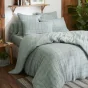 taie d'oreiller 50 x 70 cm gaze de coton gaïa match eucalyptus