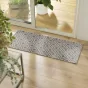 Tapis antidérapant rectangle 50 x 120 cm bouclette Losibi Gris
