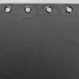 Rideau a oeillets 135 x 260 cm 100% occultant thermique uni occultissime Anthracite