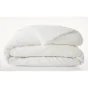 Housse de couette 240 x 220 cm Lin lavé français Soline Blanc