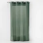 Lot de 2 Voilages unis a oeillets 140 x 240 cm Etamina Kaki