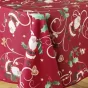 Nappe rectangle 150 x 300 cm polyester imprime pere noel Rouge