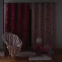 Rideau à oeillets occultant 140 x 260 cm Moonlight Fuchsia