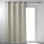 Rideau a oeillets 135 x 260 cm 100% occultant/chambray uni occultiss Lin