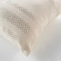 Coussin dehoussable compresse 40 x 40 cm coton jacquard+fils metallises doreline Sans