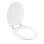 Abattant wc charnieres metal 37.5 x 46 cm mdf imprime Bubble