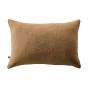Coussin Déhoussable 40 x 60 cm - 100% coton Sixtine Camel