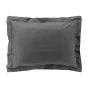 Taie d'oreiller vp 50 x 70 cm percale uni 78 fils percaline  +p. bourdon Acier