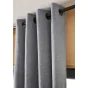 Lot de 2 rideaux 140 x 260 cm ultra occultant doublé polaire Bjorn Gris