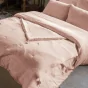 Bout de lit gaze de coton 90 x 220 cm guimauve Rose
