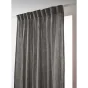 Rideau Galon Fronceur 140 x 240 cm – Double Gaze de Coton Gaïa Granit