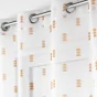 Panneau a oeillets 140 x 240 cm voile sable imprime geokid Miel