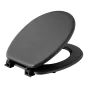 Abatt. wc charnieres plastique 18 pouces mdf uni vitamine sdb Anthracite