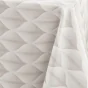 Nappe rectangle 150 x 240 cm polyester imprime kalini Naturel