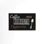 Tapis rectangle 50 x 80 cm imprime cappuccino Sans